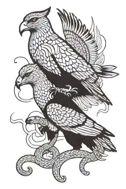 inca - the condor, puma, and serpent are three sacred animals that represent the heavens, the earth, and underworld. tattoo design idea