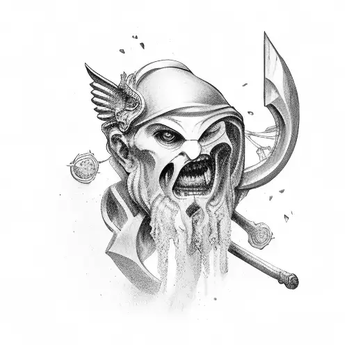 greek mythology tattoo design idea