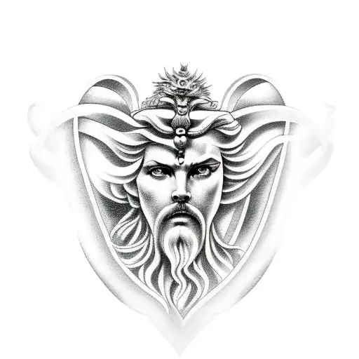 greek mythology tattoo design idea
