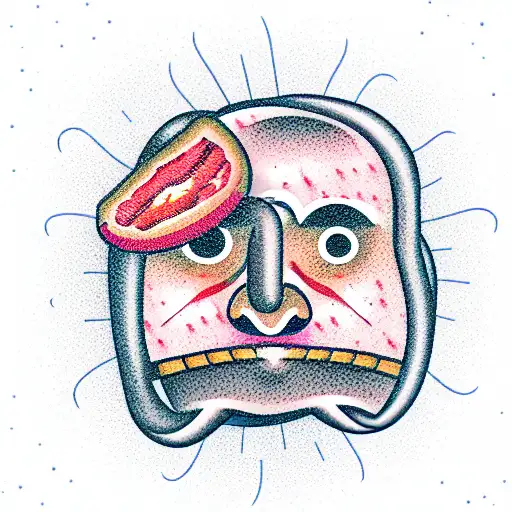 cold Bologna man tattoo design idea