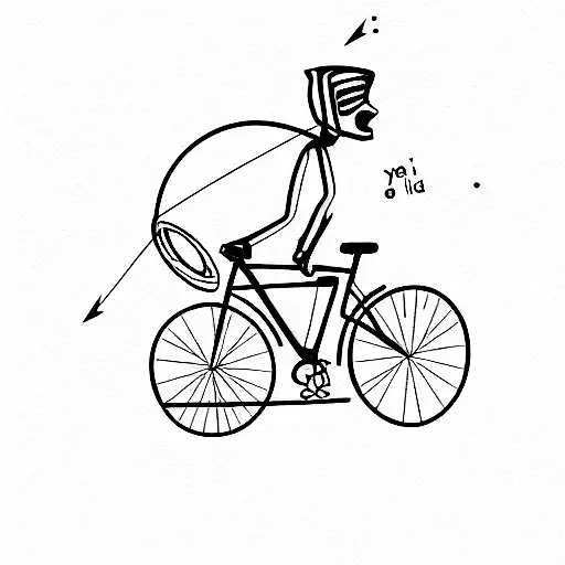 You were riding your bike to the sound of "It's No Big Deal" And you're trying to lift off the ground on those old two w tattoo design idea