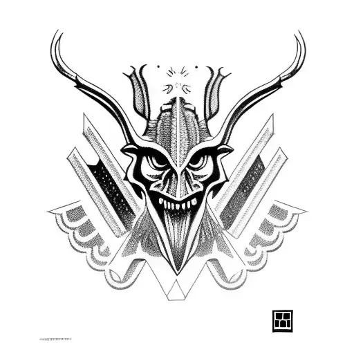 moloch eat ukrainian childrens tattoo design idea