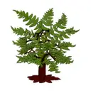 Fern Tree tattoo design idea