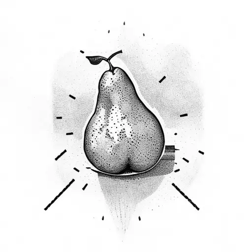 Pear  tattoo design idea