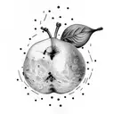 Pear  tattoo design idea