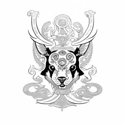 versace border tattoo design idea