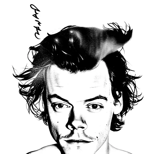 Name of Harry Styles tattoo design idea