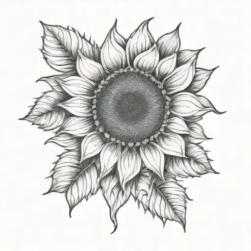 Sunflower "You are my sunshine" "My only sunshine"  tattoo design idea