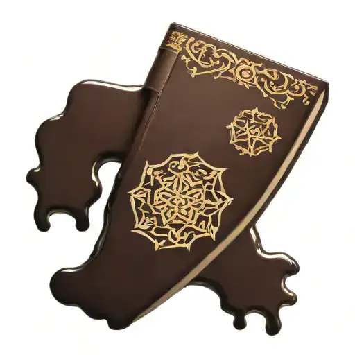 book made from chocolate  tattoo design idea