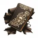 book made from chocolate  tattoo design idea