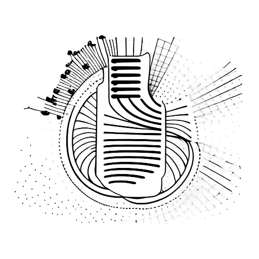 piano Keys tattoo design idea