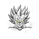 Vegeta tattoo design idea
