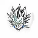 Vegeta tattoo design idea