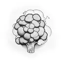 broccoli tattoo design idea
