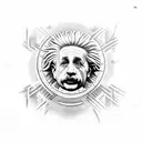 Diferential Geometry Einstein Equations tattoo design idea