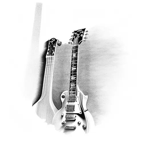 Les Paul Guitar tattoo design idea