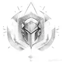  templar knight  tattoo design idea