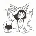 kurama tattoo design idea