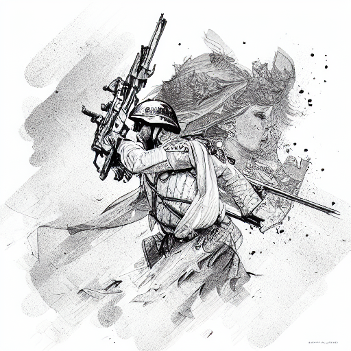 war and peace  tattoo design idea