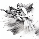 war and peace  tattoo design idea