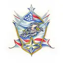 military  tattoo design idea