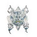 military  tattoo design idea