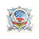 military  tattoo design idea