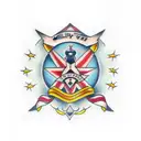 military  tattoo design idea