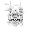 San Francisco corner building tattoo design idea