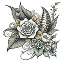 perfectly imperfect  tattoo design idea