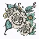 perfectly imperfect  tattoo design idea