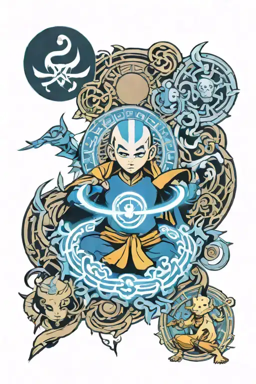 avatar the last airbender tattoo design idea