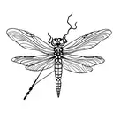 Dragonfly tattoo design idea