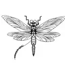 Dragonfly tattoo design idea