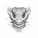 rattlesnake tattoo design idea