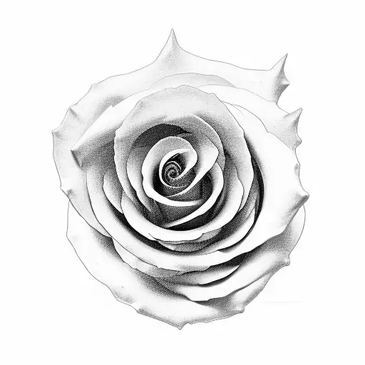 california rose and areacode 805 tattoo design idea