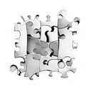 Jigsaw's puppet with a puzzle piece missing tattoo design idea