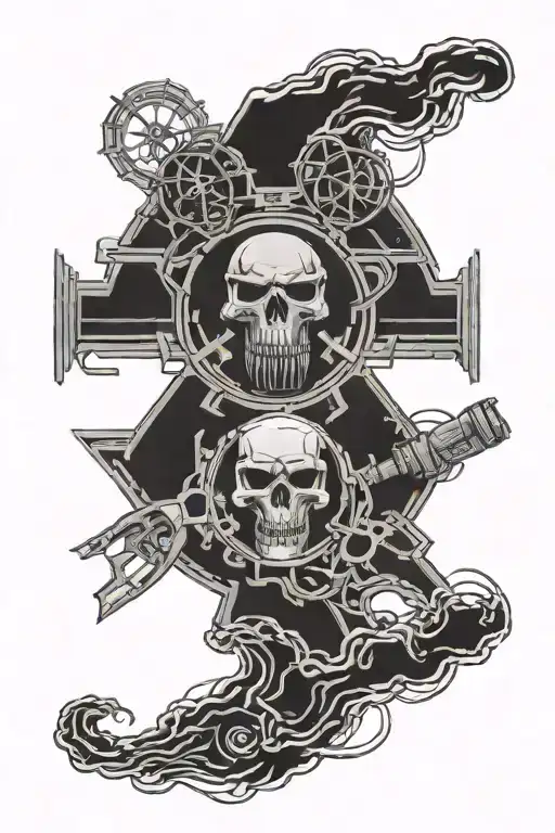 stalker radiation gear tattoo design idea