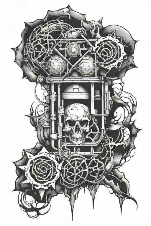 stalker radiation tattoo design idea