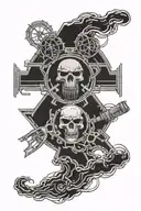 stalker radiation gear tattoo design idea