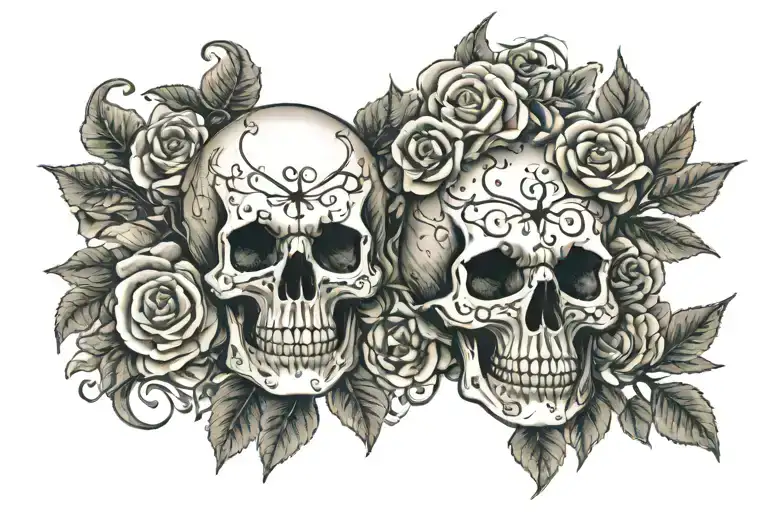 memento vive memento mori tattoo design idea