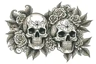 memento vive memento mori tattoo design idea