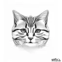 salem sabrina's cat who talk tattoo design idea