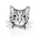 salem sabrina's cat who talk tattoo design idea