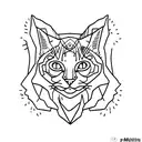 salem sabrina's cat who talk tattoo design idea