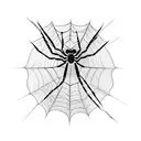 Spider Web tattoo design idea