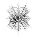 Spider Web tattoo design idea
