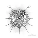 Spider Web tattoo design idea