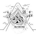 the song "vienna" by billy joel, specifically the line "slow down you crazy child" tattoo design idea