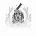 John Wick  tattoo design idea